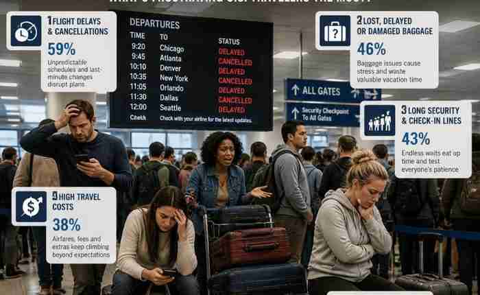 15 Biggest Travel Problems Bothering U.S. Consumers— And What the Industry Needs to Understand