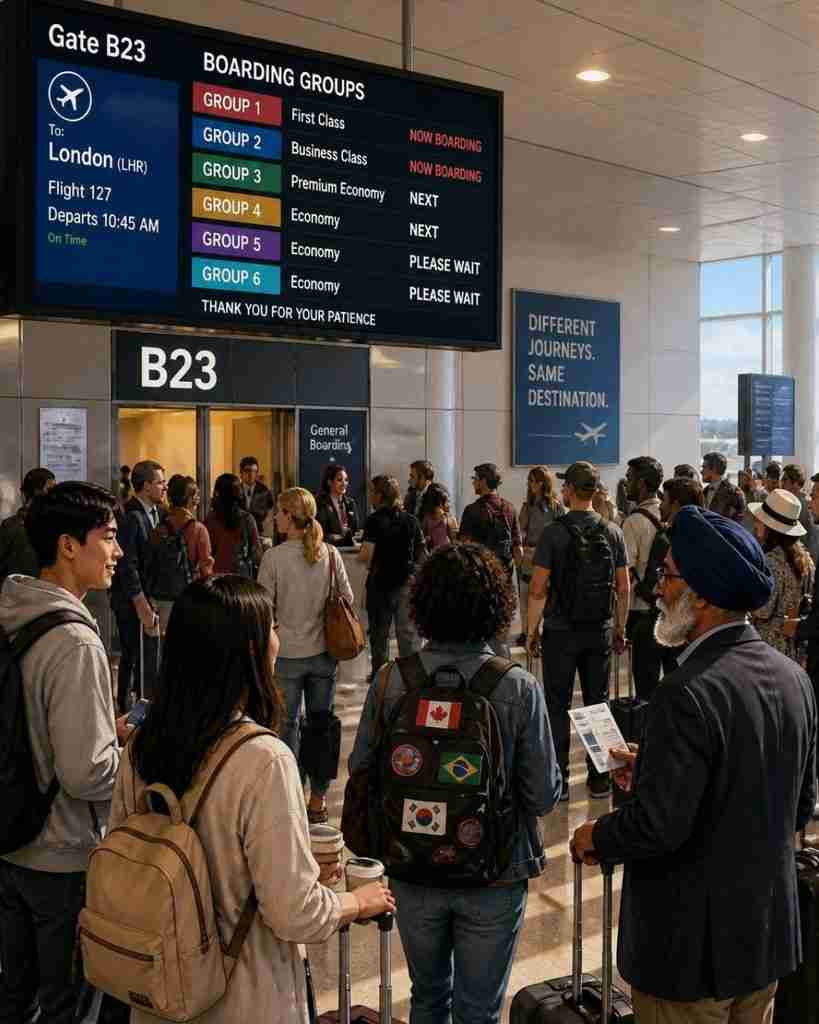 Boarding Groups Are Not the Same as Fare Classes